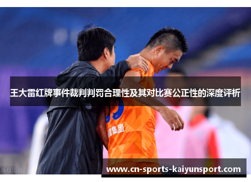王大雷红牌事件裁判判罚合理性及其对比赛公正性的深度评析