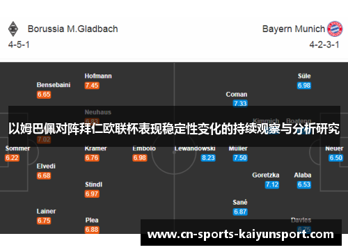 以姆巴佩对阵拜仁欧联杯表现稳定性变化的持续观察与分析研究